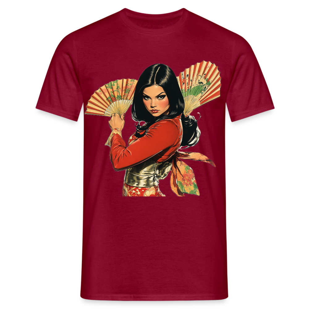 Dansen med Solfjädrar: Vindens krigare, T-shirt herr - tegelröd