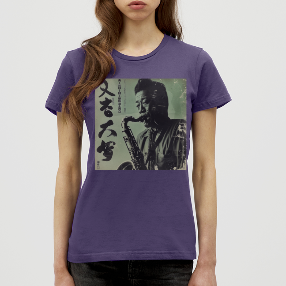 Live Mount Fuji Jazzcafé , T-shirt dam - mörklila