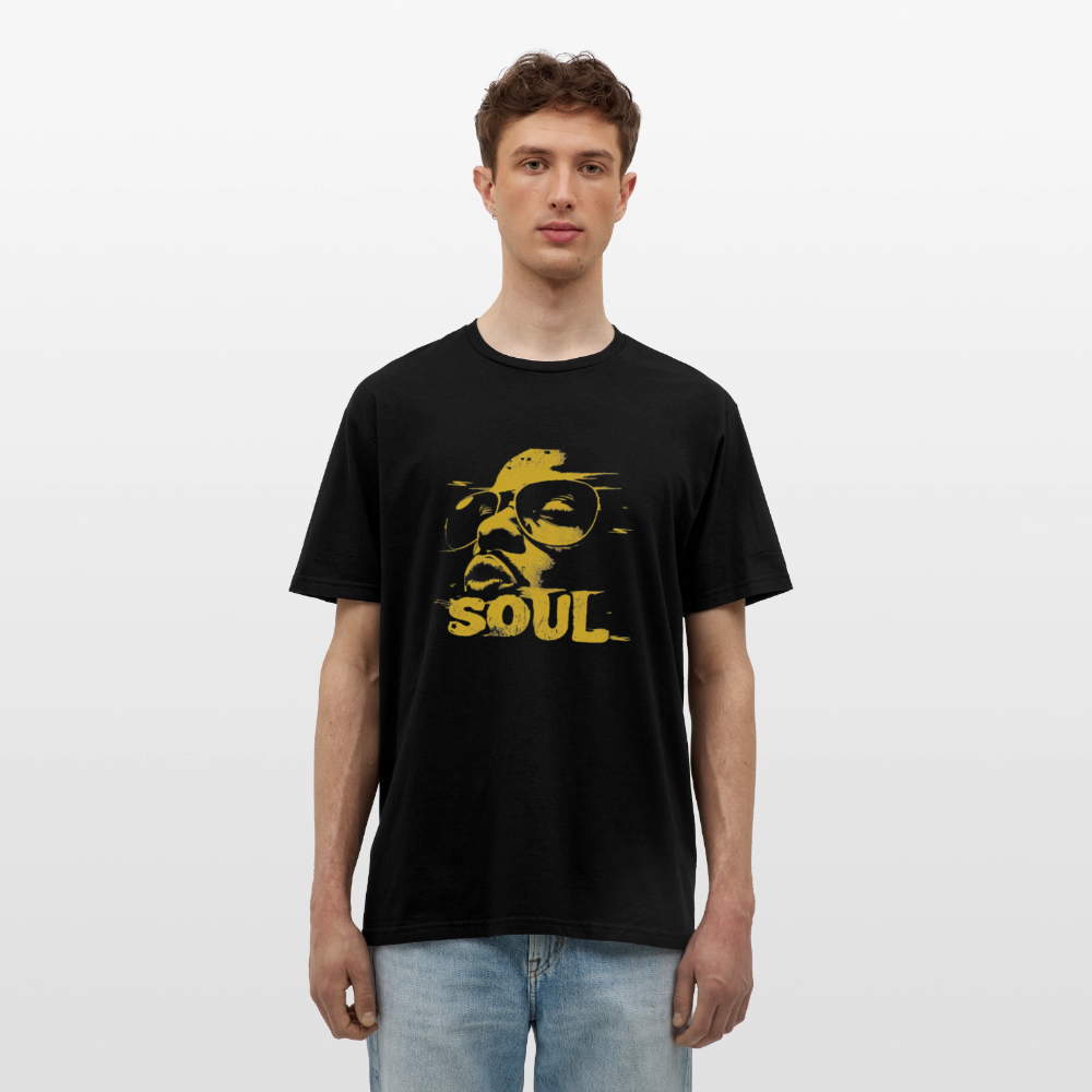 Funky Soul, T-shirt herr - svart
