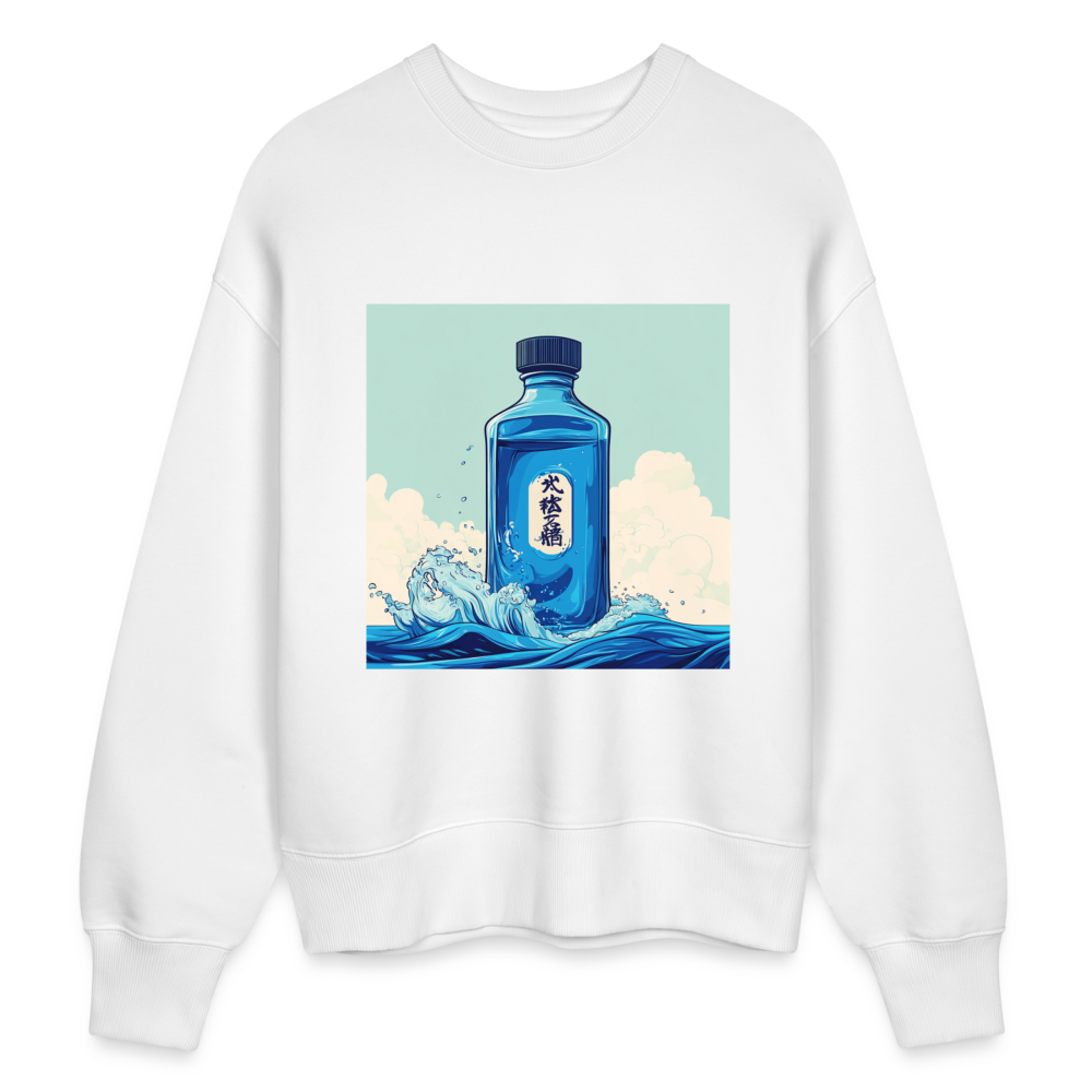 I Blått och Tystnad, Ekologisk oversizetröja RADDER unisex från Stanley/Stella - vit