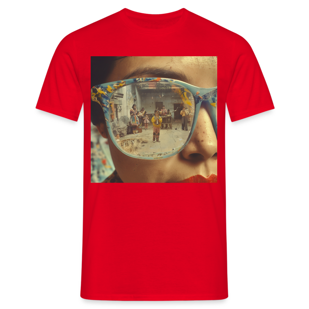 Reflektioner av Anderna, T-shirt herr - röd