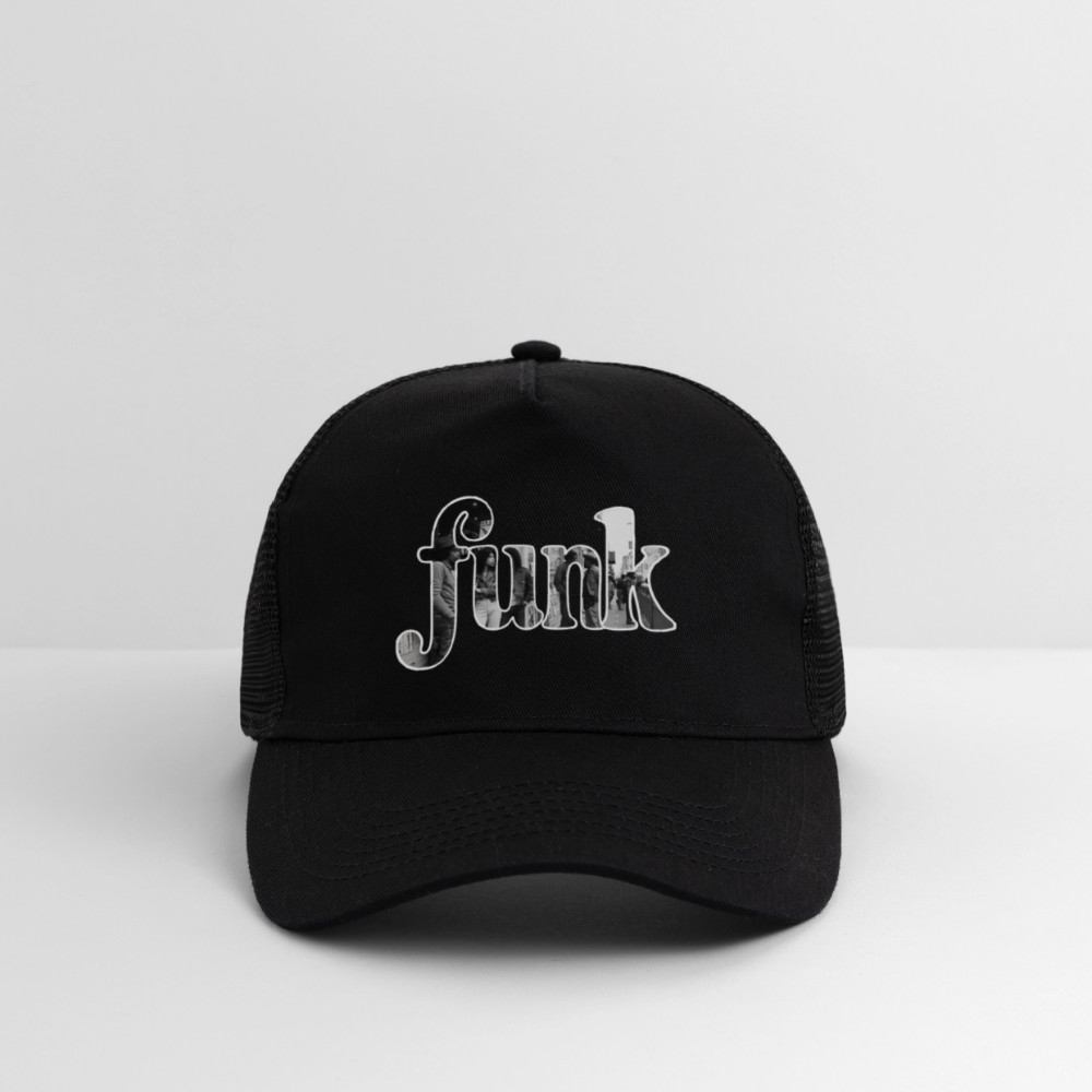 Funk Vibes, Trucker Cap - svart/svart