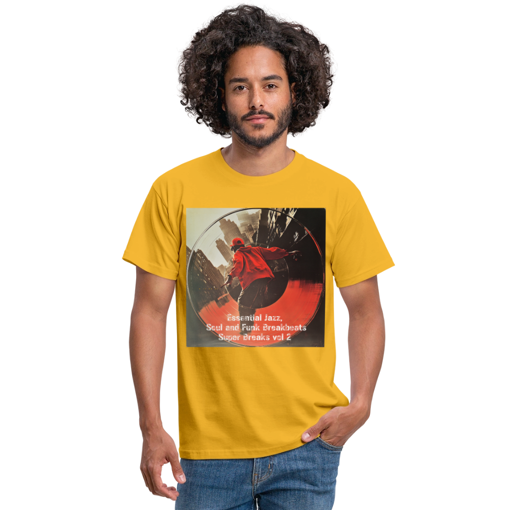 Super Breaks vol 2, T-shirt herr - gul
