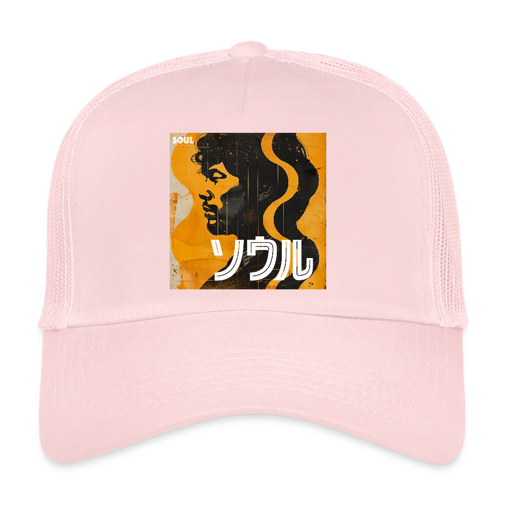 Nippon Grooves, Trucker Cap - ljusrosa