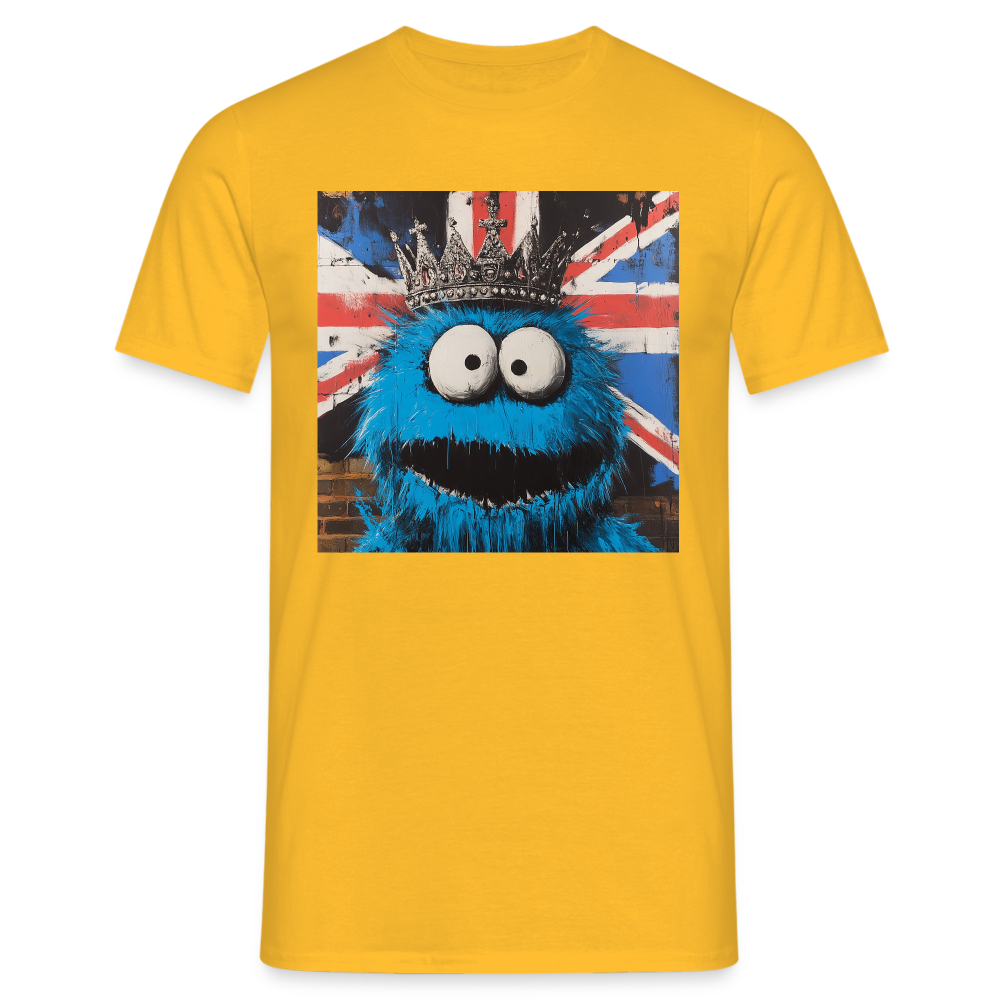 Monsters & Monarchs, T-shirt herr - gul