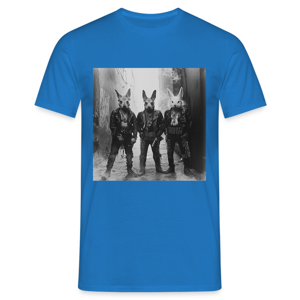 The Hare Raisers, T-shirt herr - kungsblå