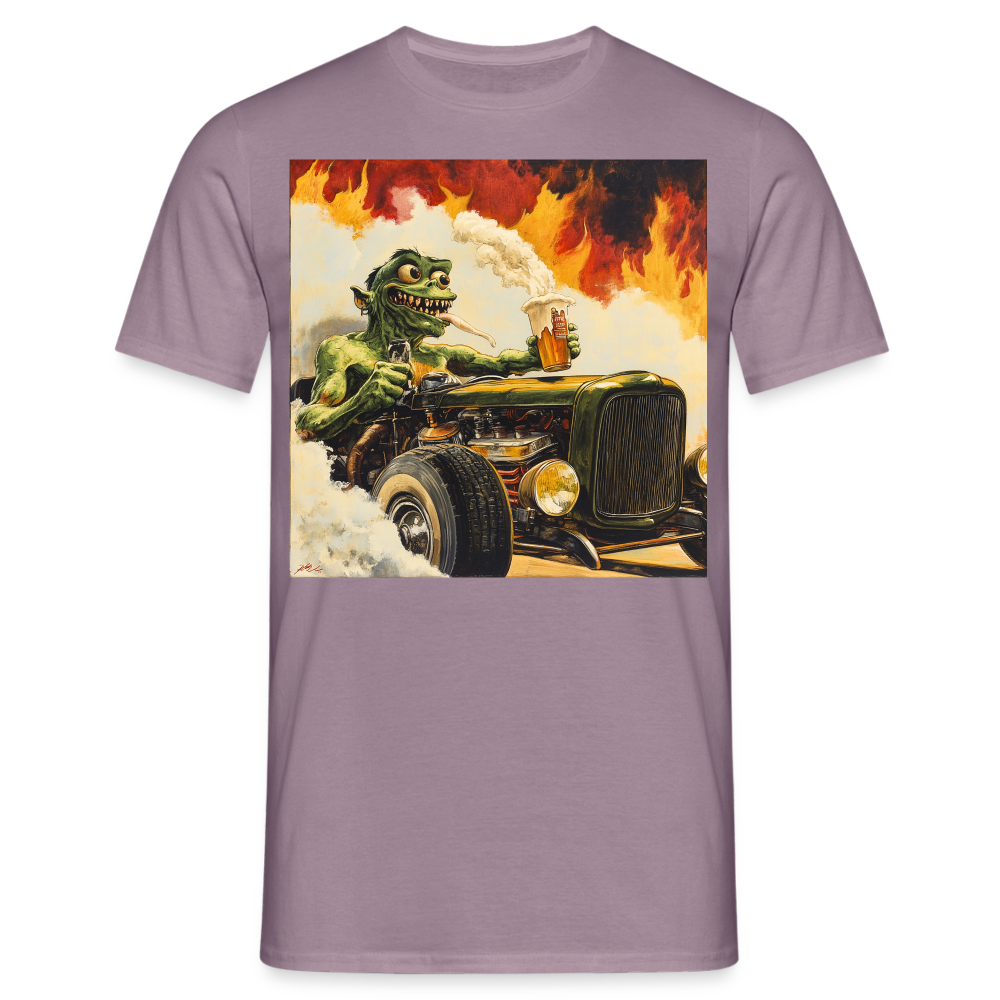 Ragg-Rex, T-shirt herr - lilagrå