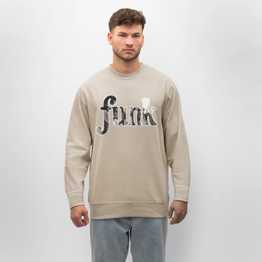 Funk Vibes, Ekologisk sweatshirt CHANGER unisex från Stanley/Stella - beige