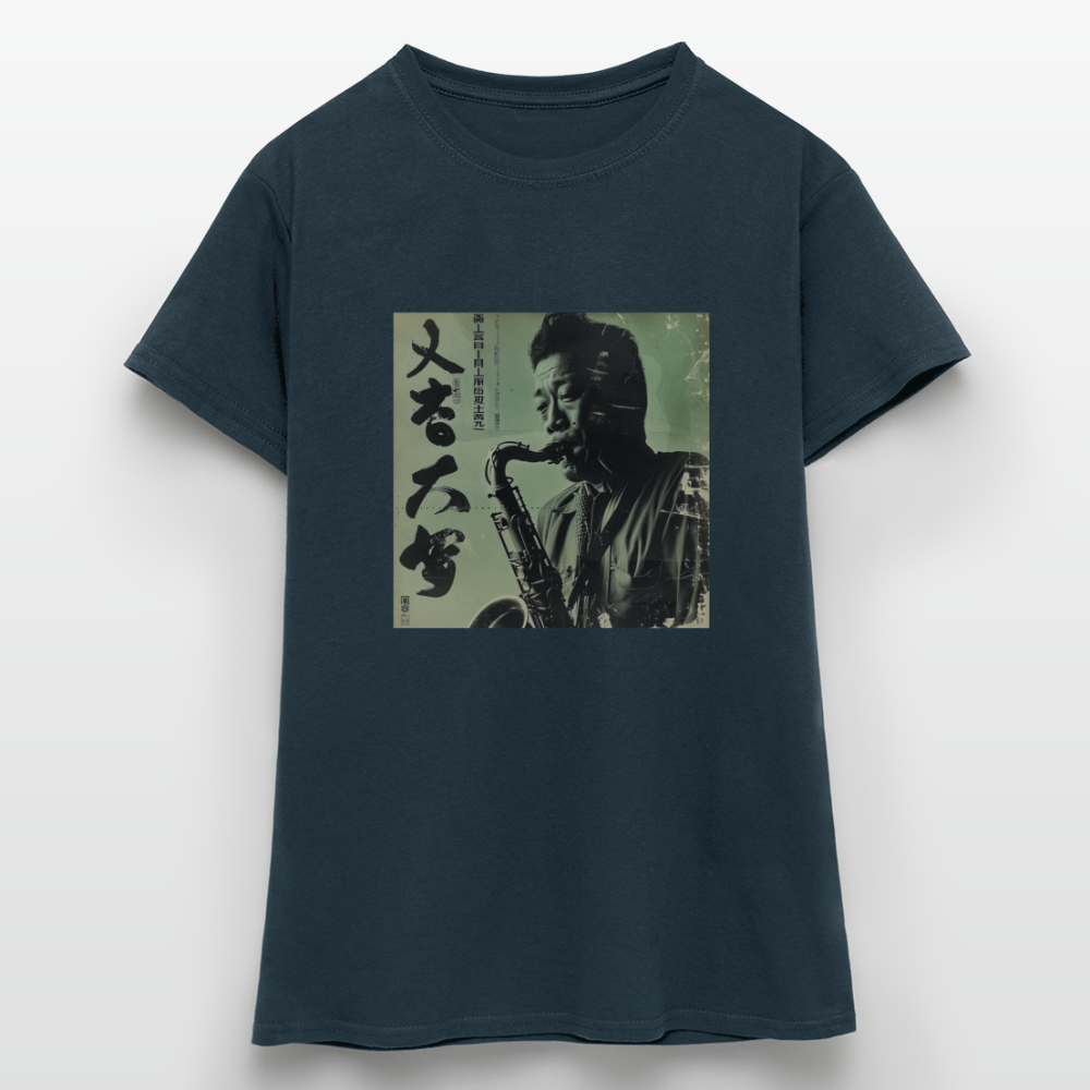 Live Mount Fuji Jazzcafé , T-shirt dam - marinblå