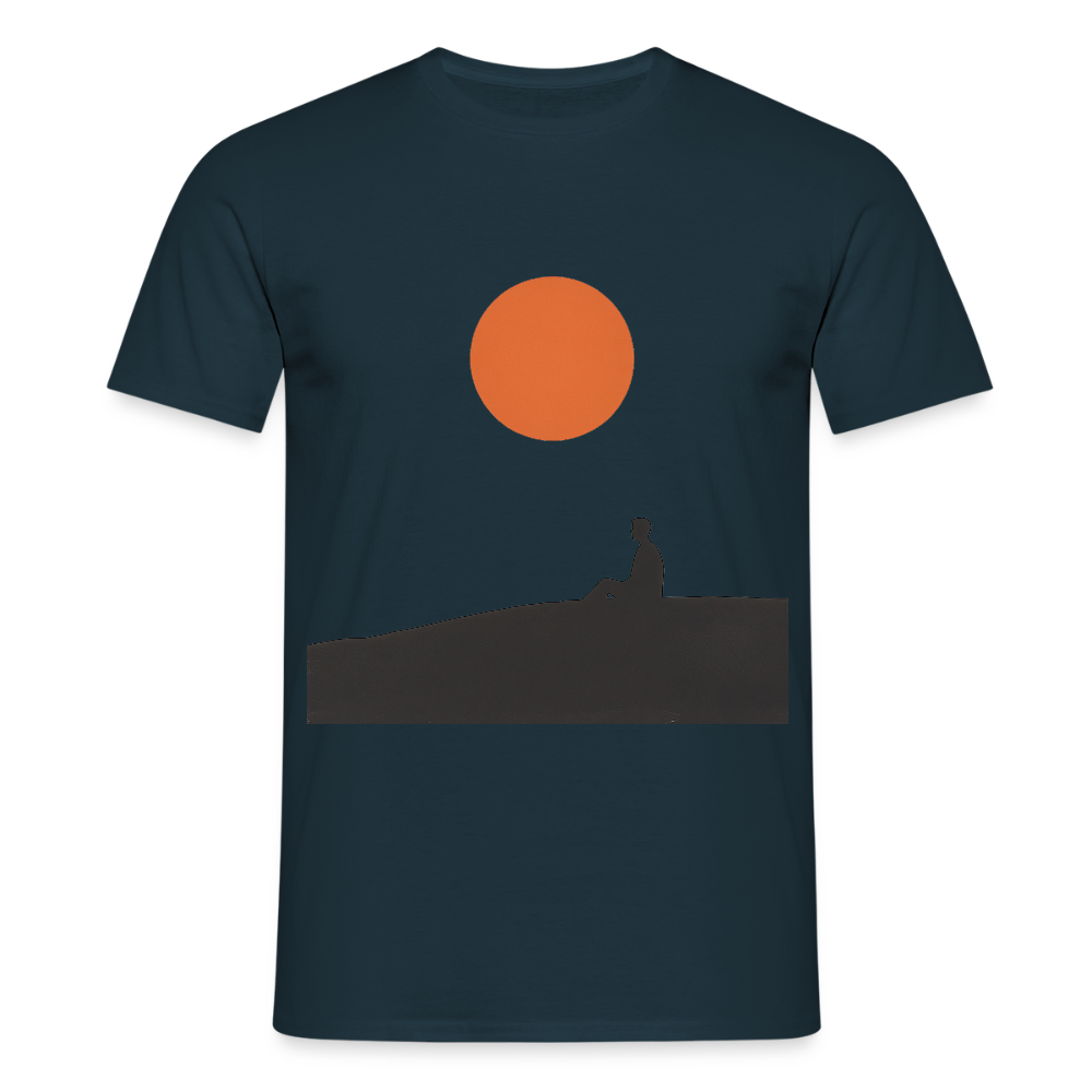 Under the sun, T-shirt unisex - marinblå