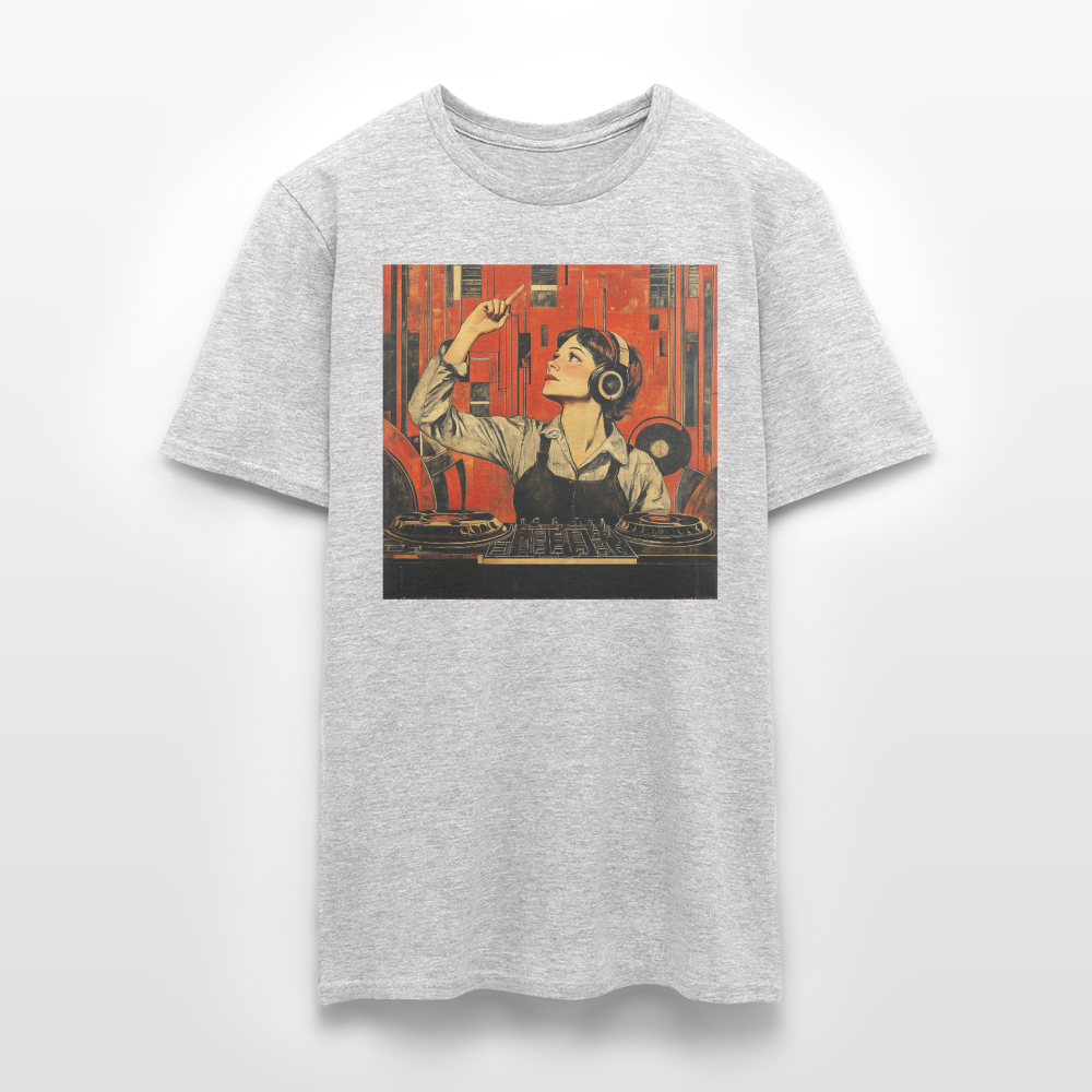 Revolutionens Rytm, T-shirt herr - gråmelerad