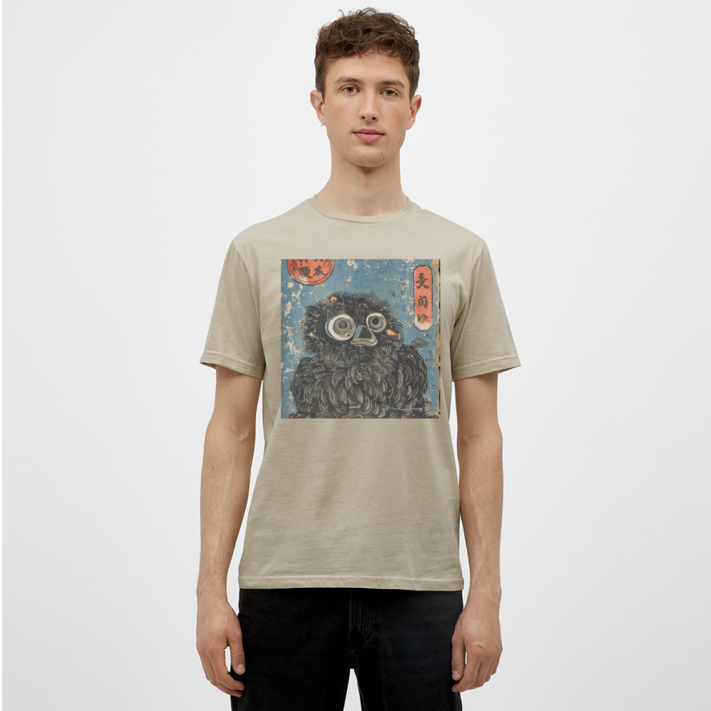 Denimiko, T-shirt herr - sandbeige