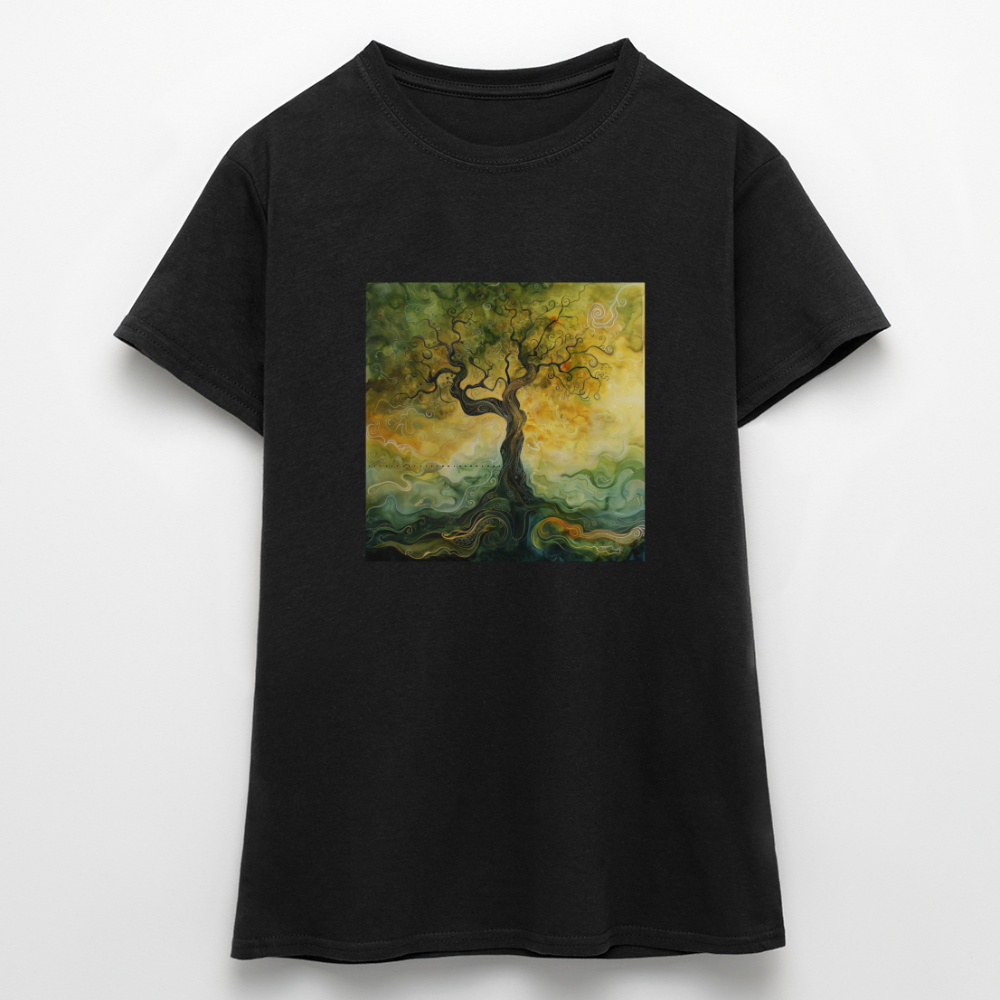 Trädets visdom, T-shirt dam - svart