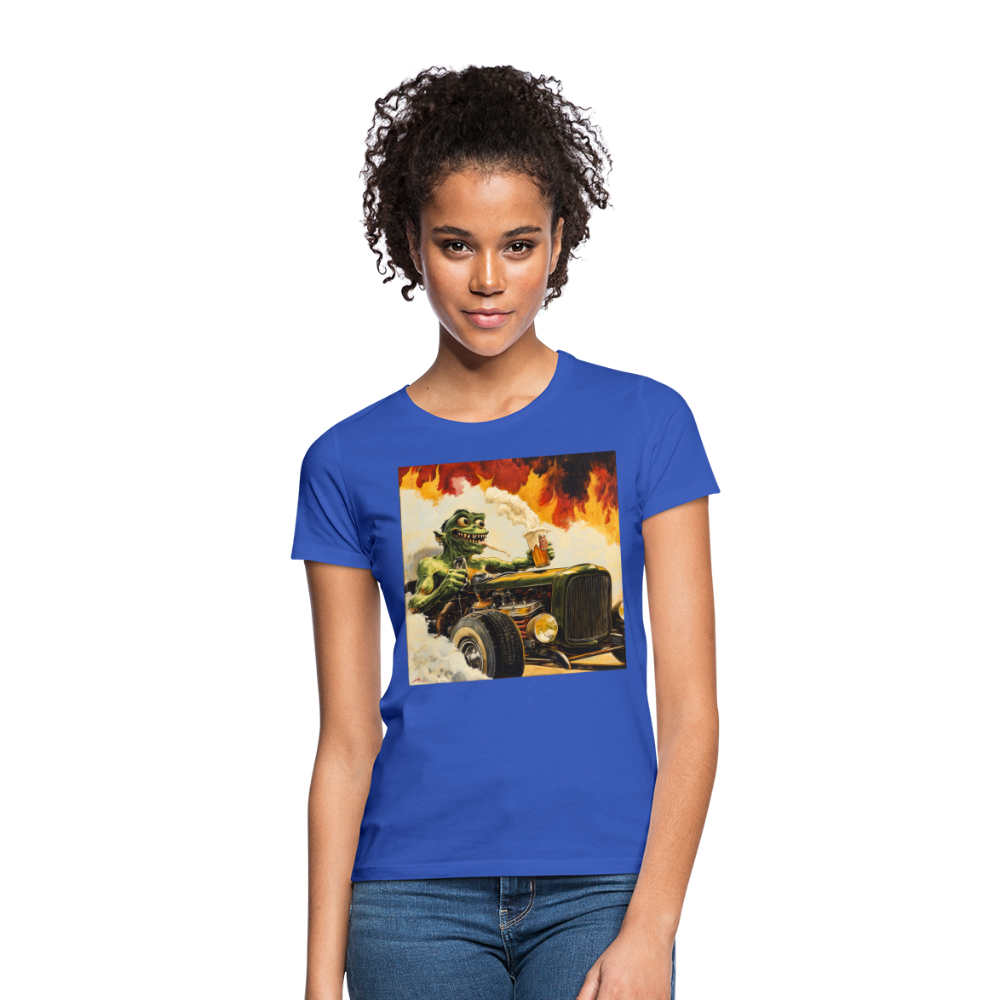 Ragg-Rex, T-shirt dam - royalblå