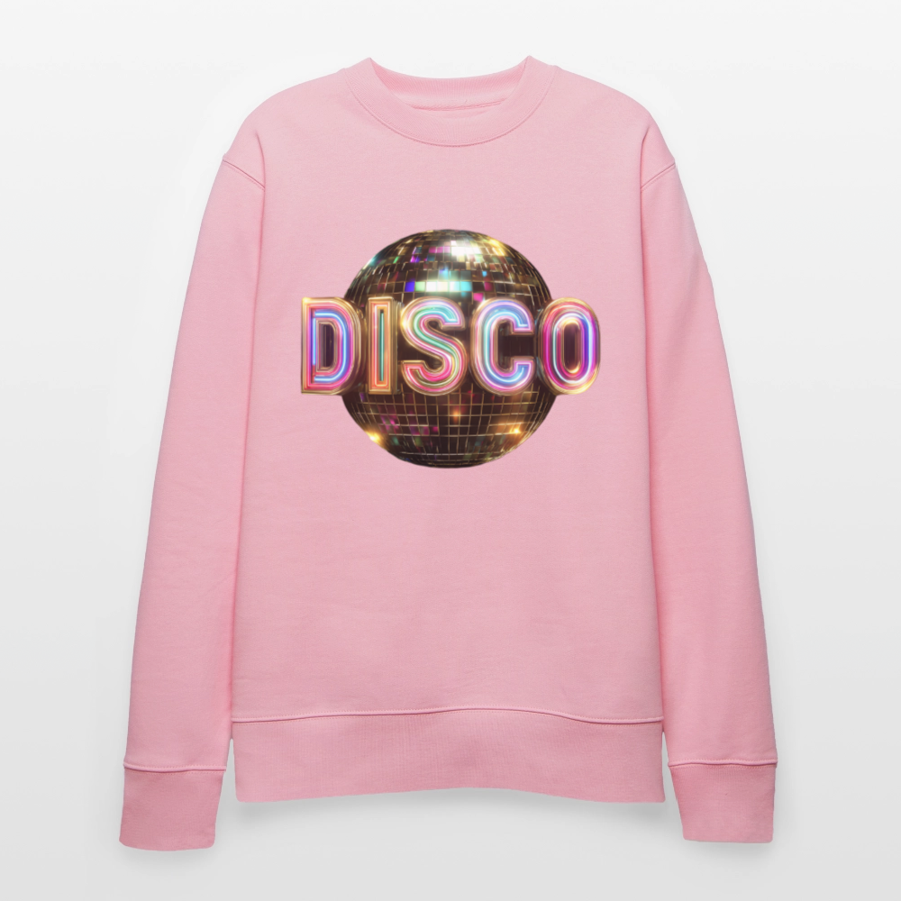 Disco Dreamscape, Ekologisk sweatshirt CHANGER unisex från Stanley/Stella - ljusrosa