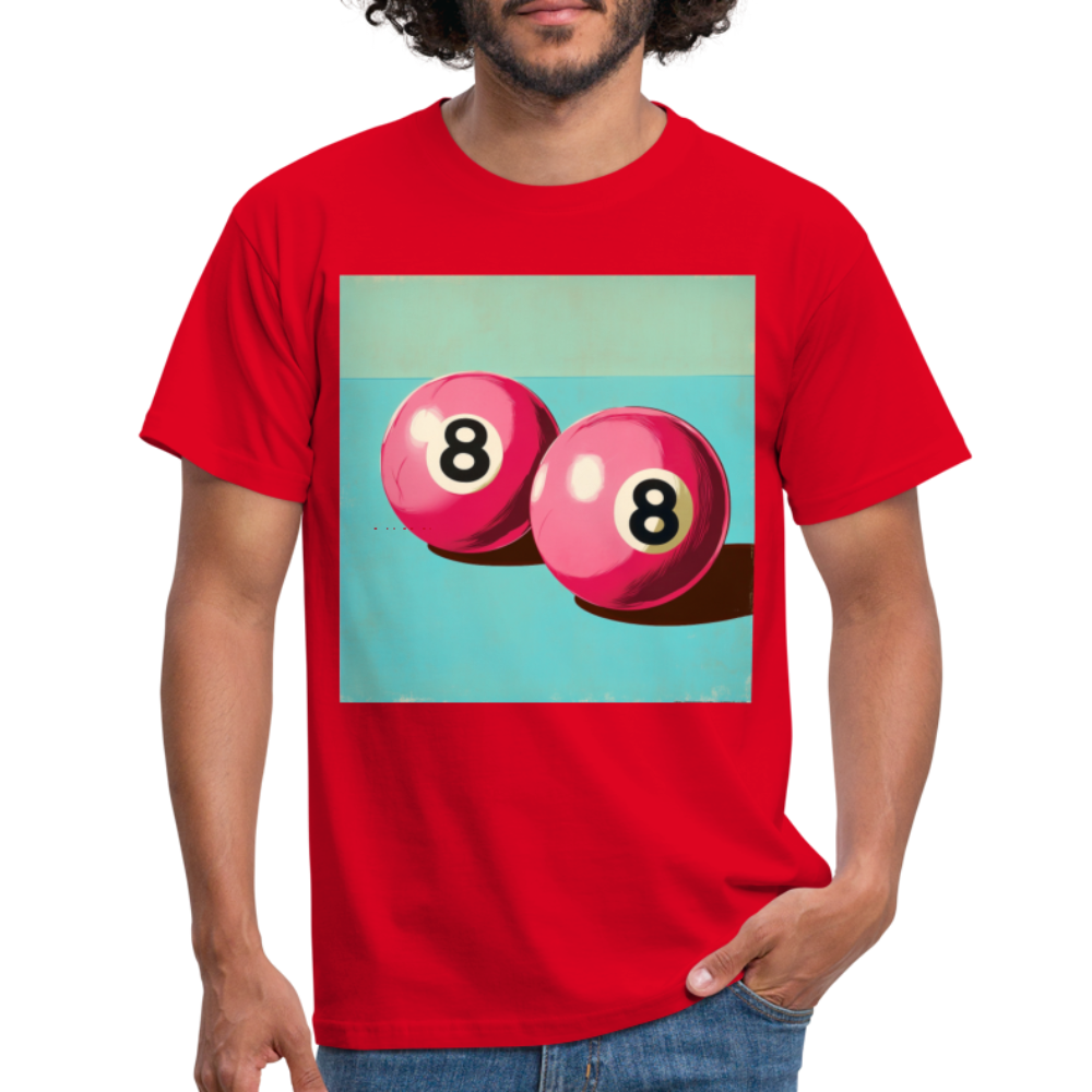 Rosa Rivaler, T-shirt herr - röd