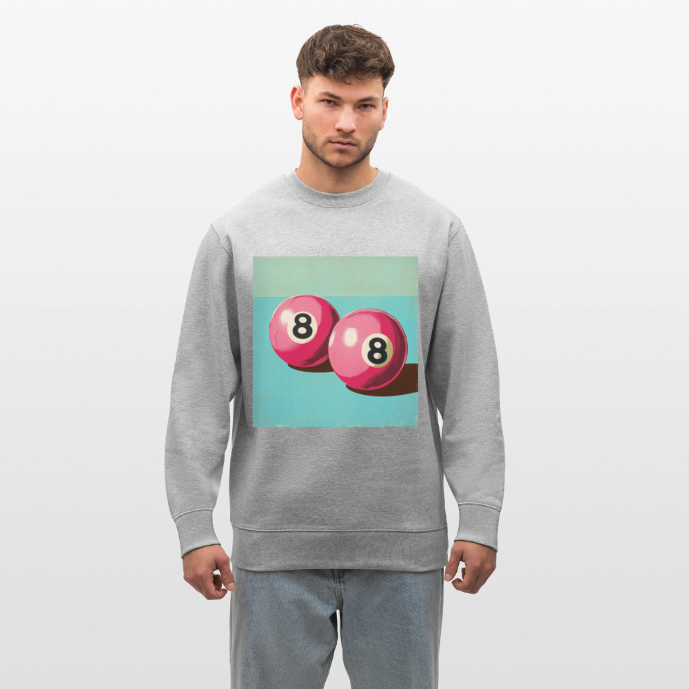 Rosa Rivaler, Ekologisk sweatshirt CHANGER unisex från Stanley/Stella - gråmelerad