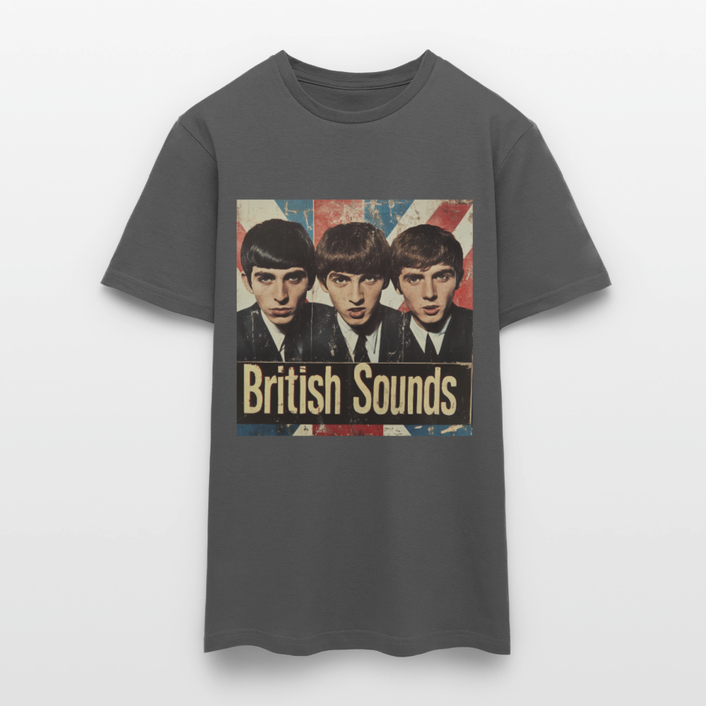 British sounds 1965, T-shirt herr - kolgrå