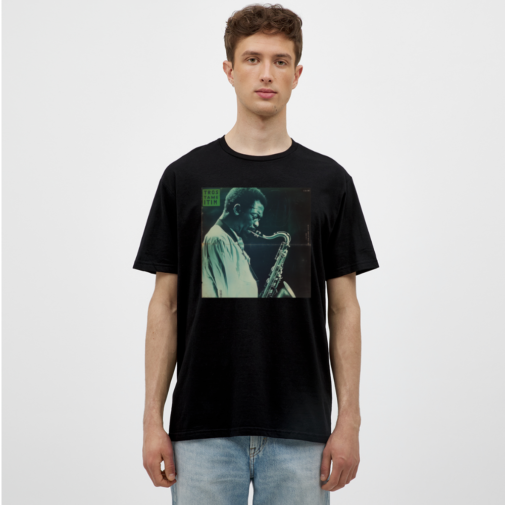 Gåtfull figur i jazzens underground, T-shirt herr - svart
