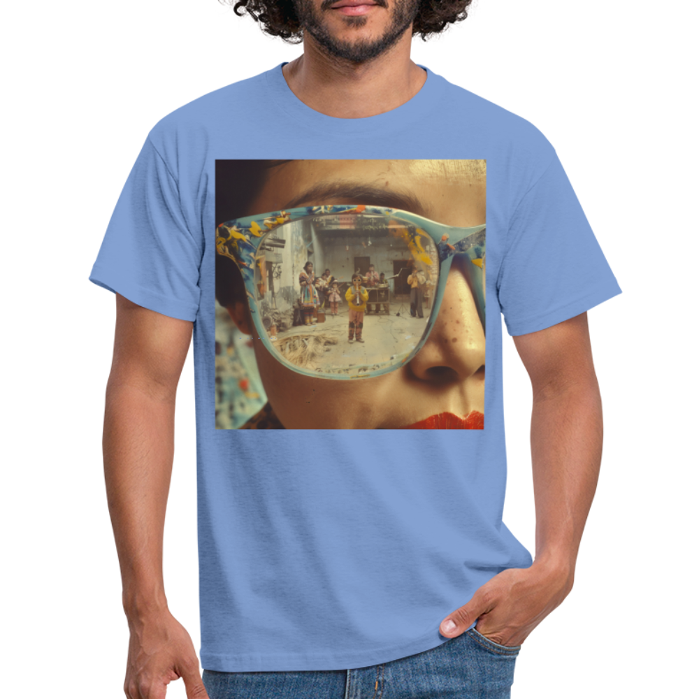 Reflektioner av Anderna, T-shirt herr - carolina blue