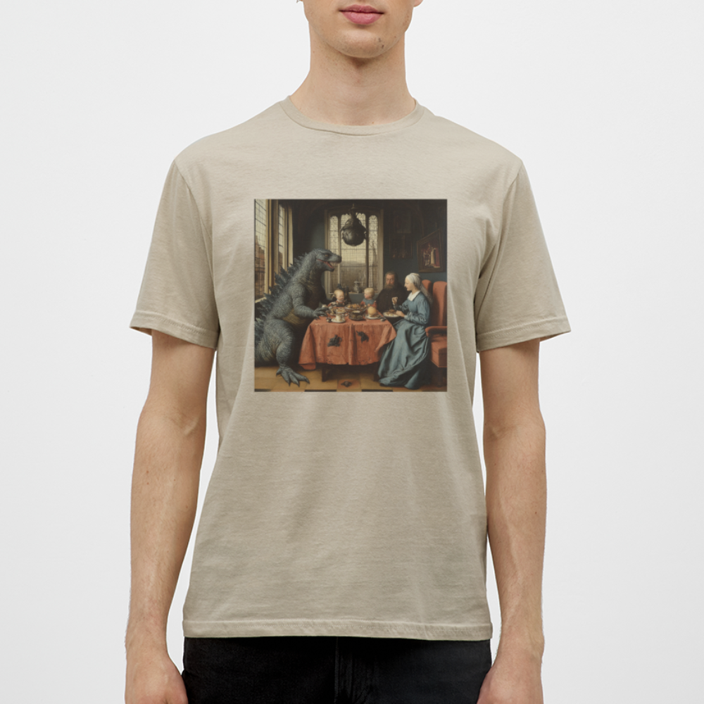 Familjens Fest med Gäst,T-shirt herr - sandbeige