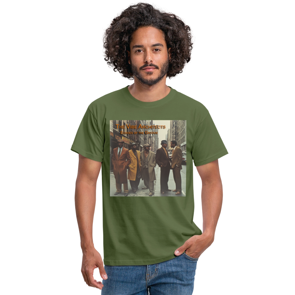 The Vibe Architects, T-shirt herr - Militärgrön