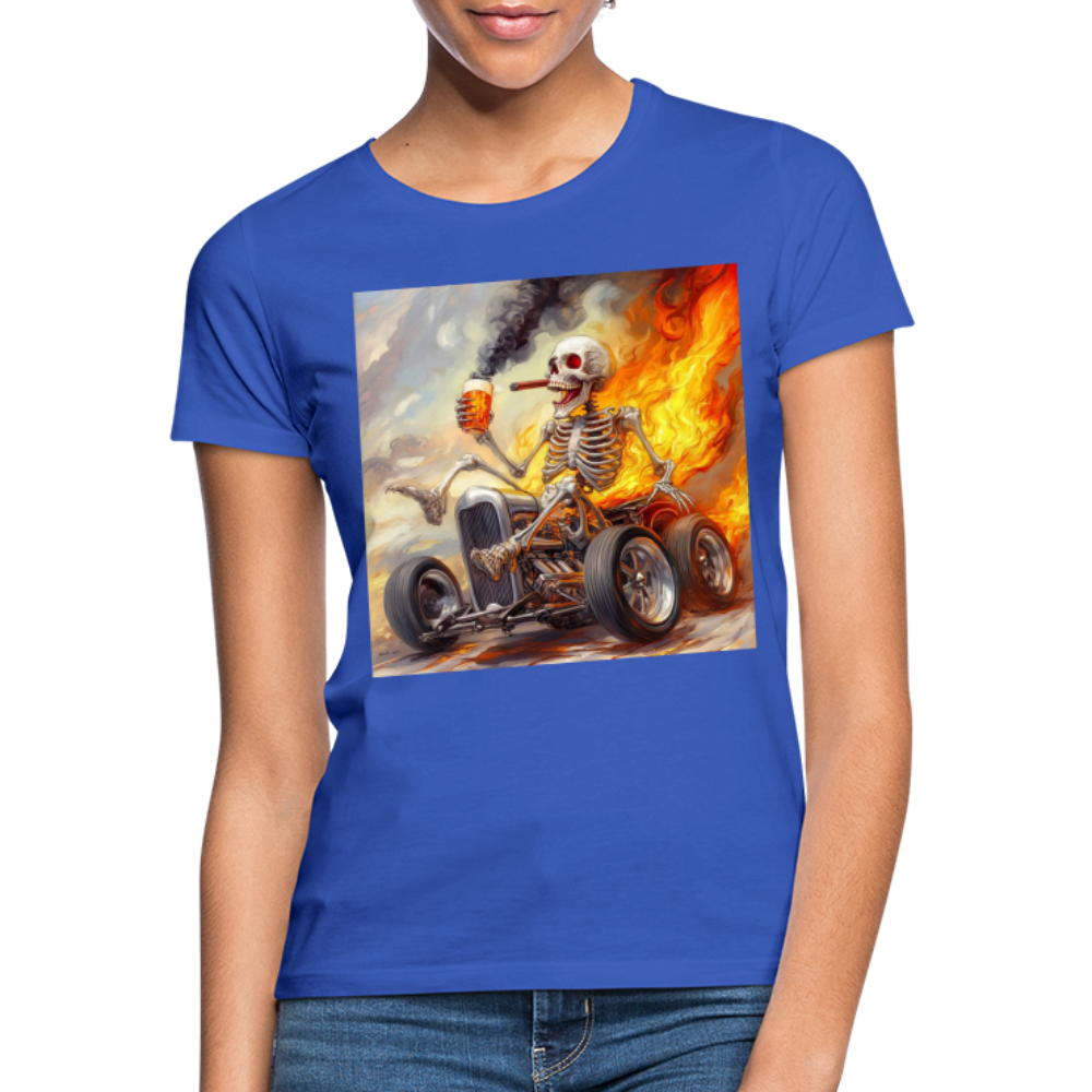 Knekta Krash, T-shirt dam - royalblå