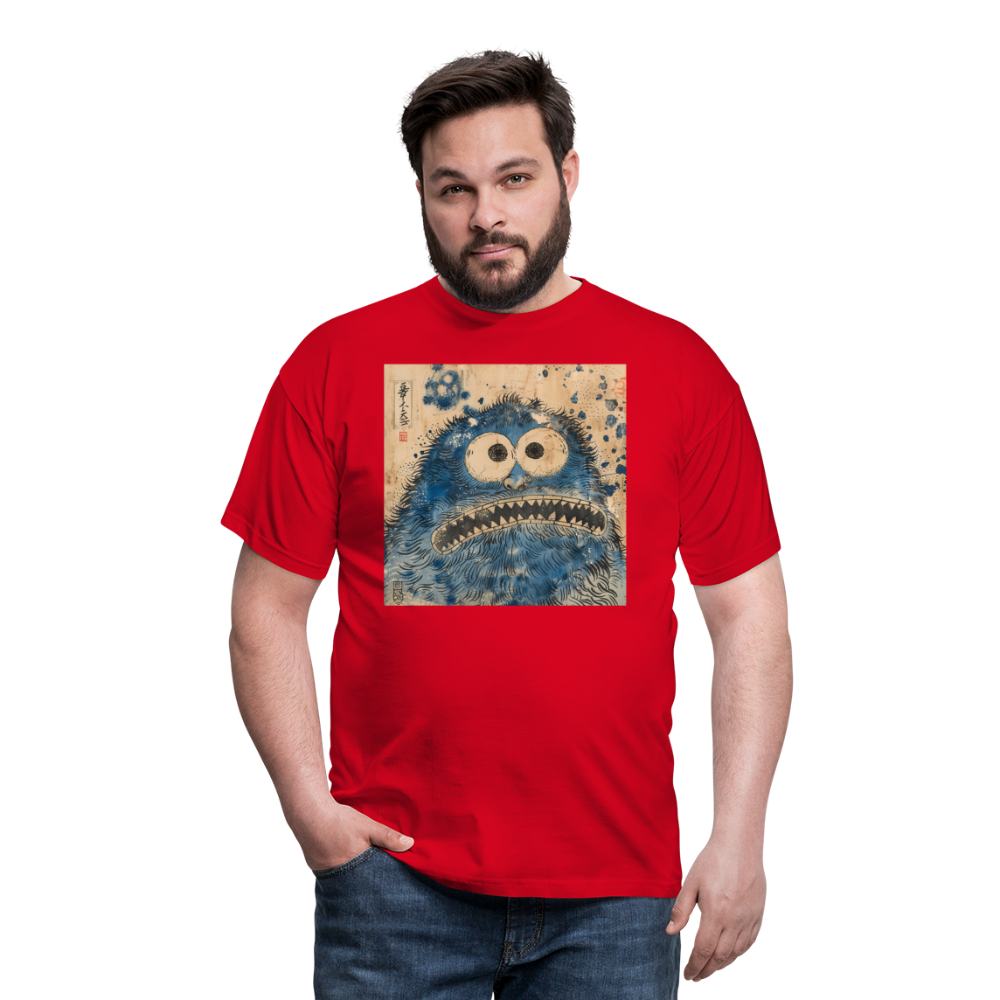 Uramiko ramlar i floden, T-shirt herr - röd