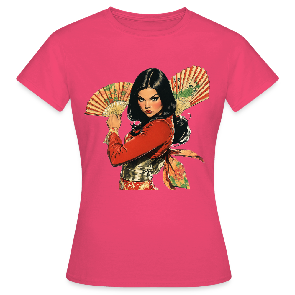 Dansen med Solfjädrar: Vindens krigare, T-shirt dam - azalea