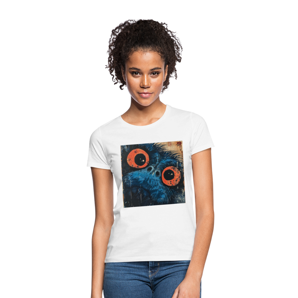 Den blå vännen, T-shirt dam - vit