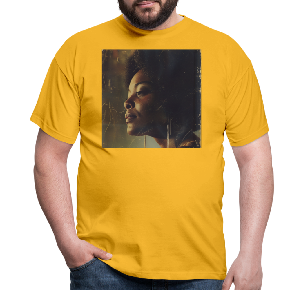Echoes of Blue, T-shirt herr - gul