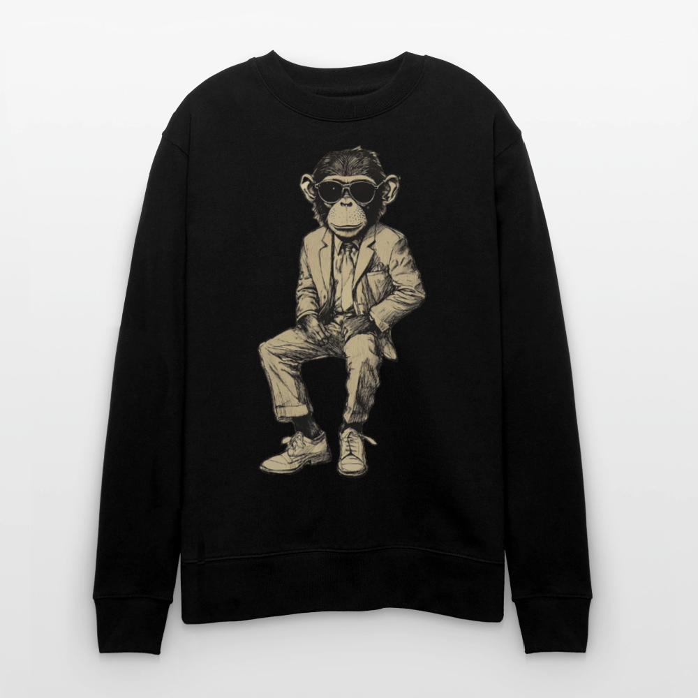 Mod Monkey, Ekologisk sweatshirt CHANGER unisex från Stanley/Stella - svart