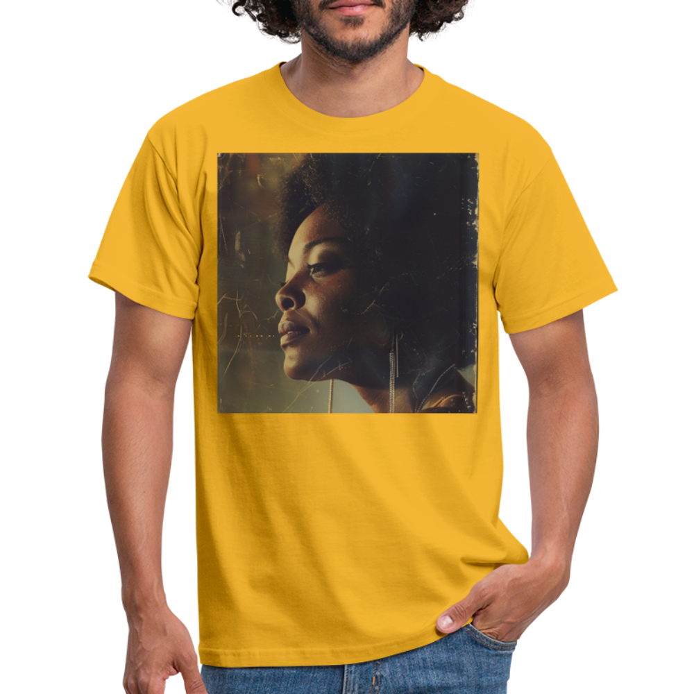 Echoes of Blue, T-shirt herr - gul