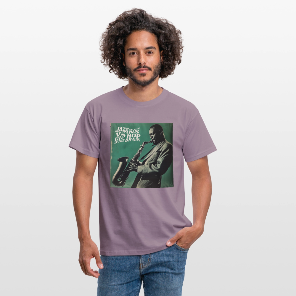Groove in the Mind, T-shirt unisex - lilagrå
