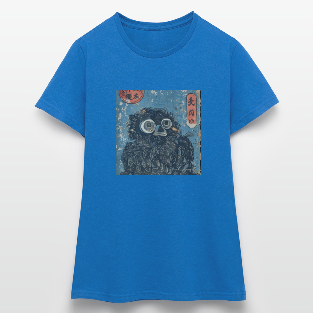 Denimiko, T-shirt dam - royalblå