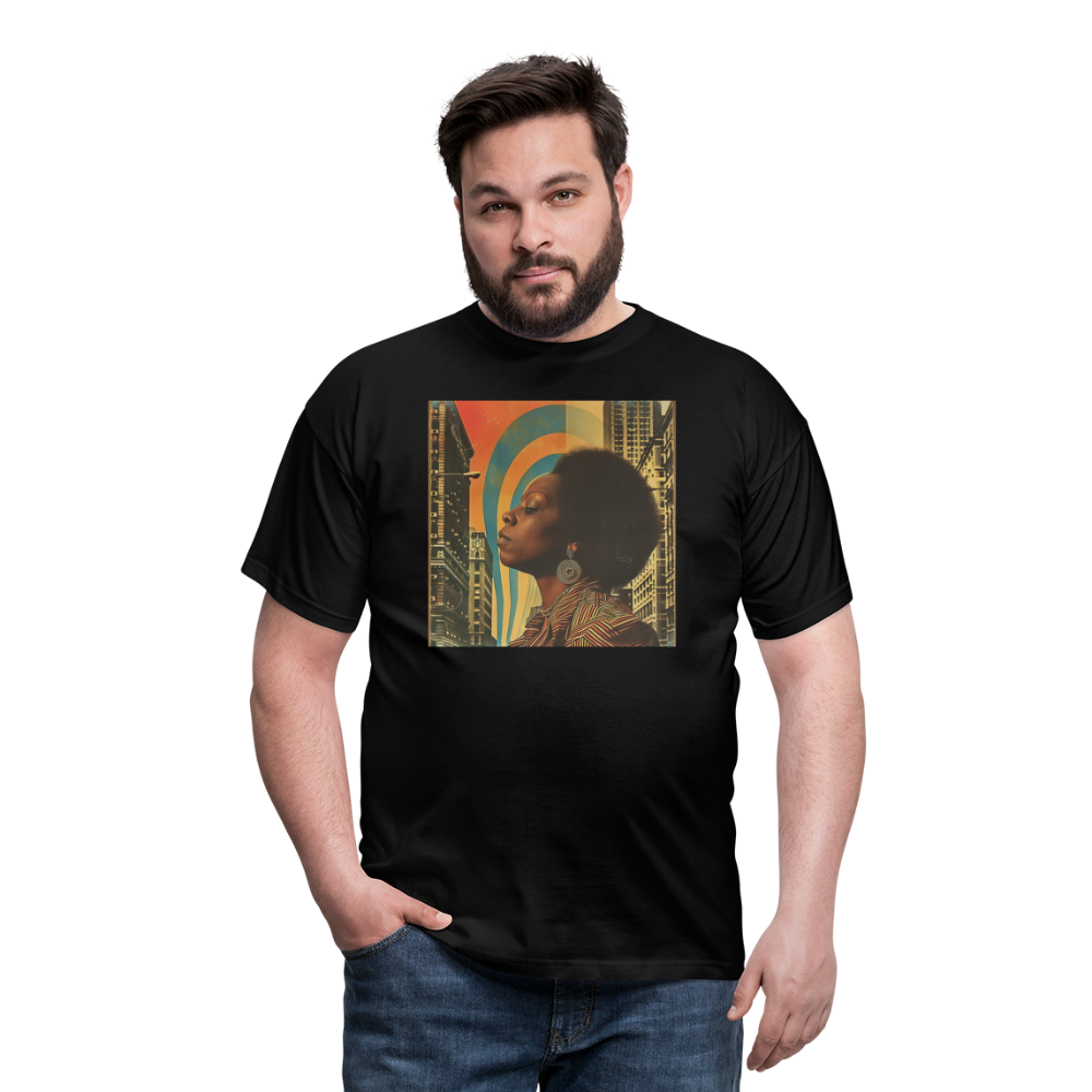 Jazz in the Moonlight, T-shirt herr - svart
