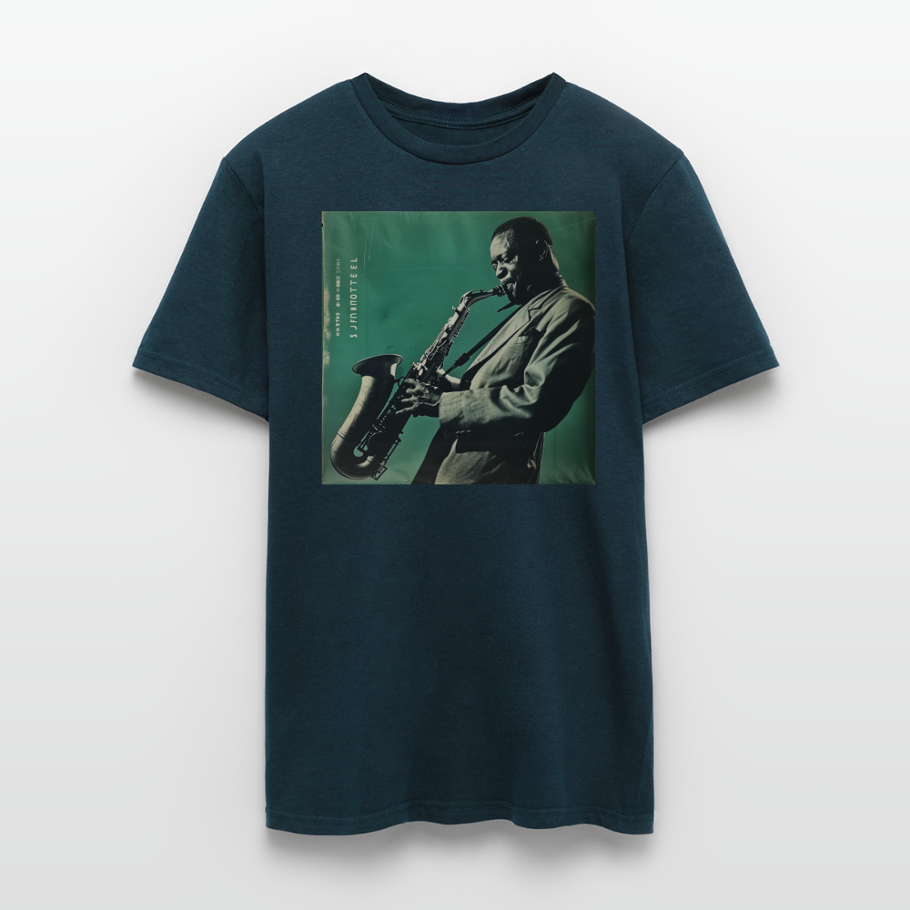Nattens Toner i New York, T-shirt herr - marinblå
