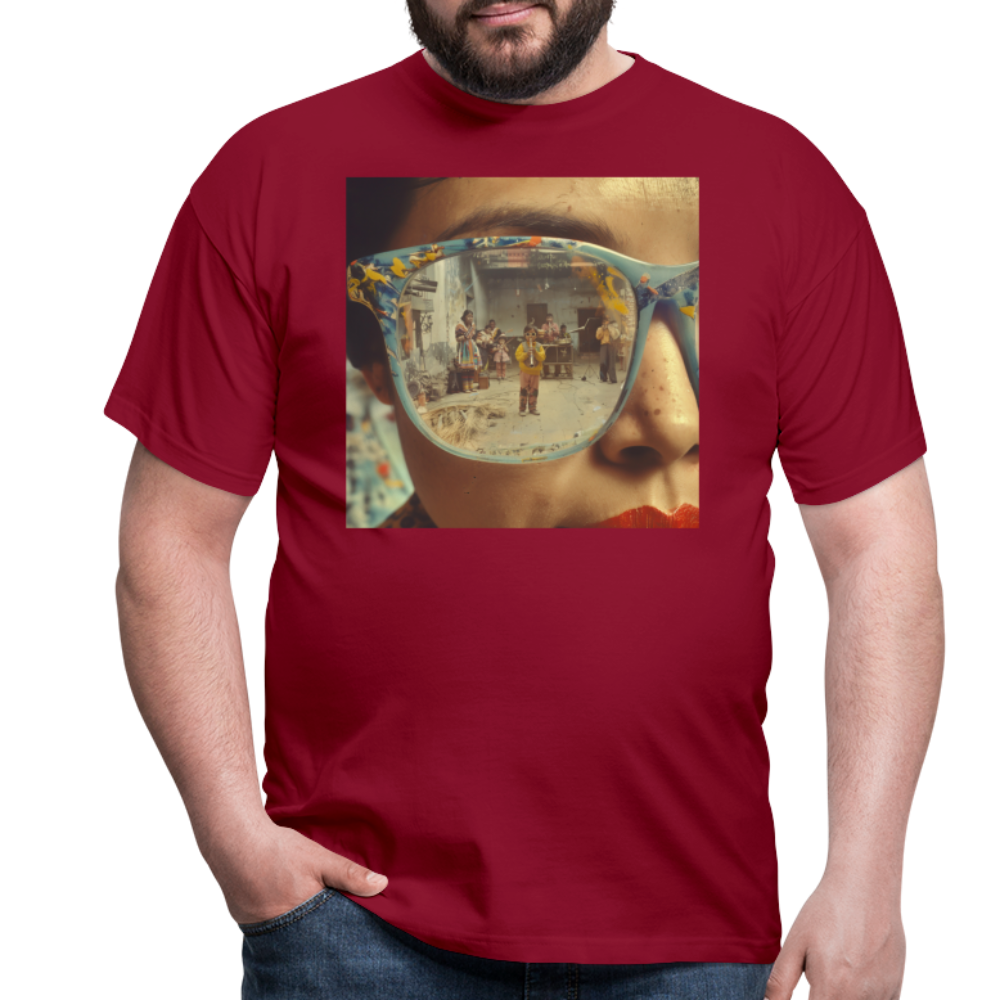 Reflektioner av Anderna, T-shirt herr - tegelröd