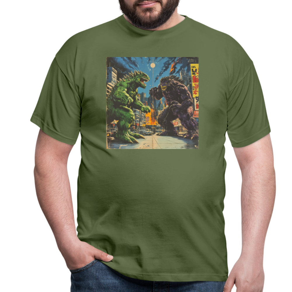 Kampen vid Solnedgången, T-shirt herr - Militärgrön