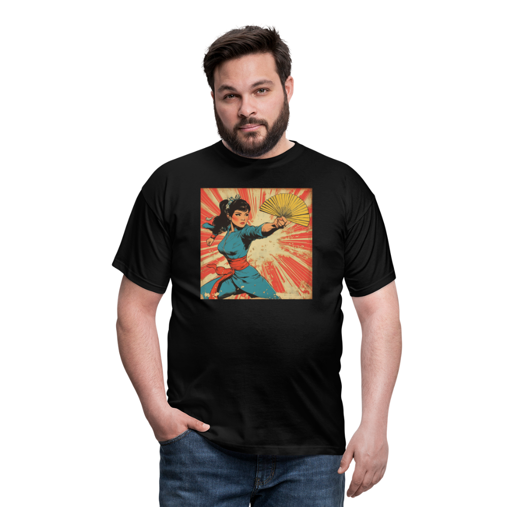 Solfjädern, T-shirt herr - svart