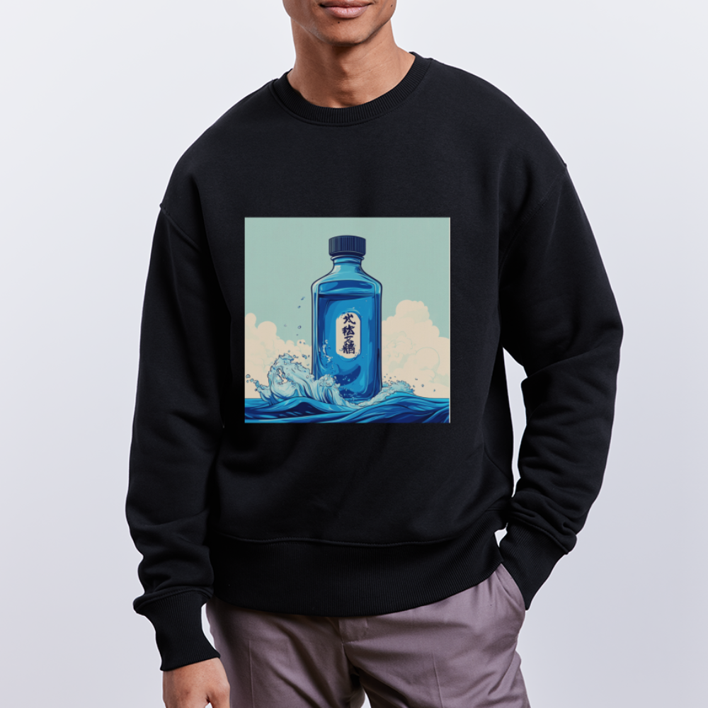 I Blått och Tystnad, Ekologisk oversizetröja RADDER unisex från Stanley/Stella - svart