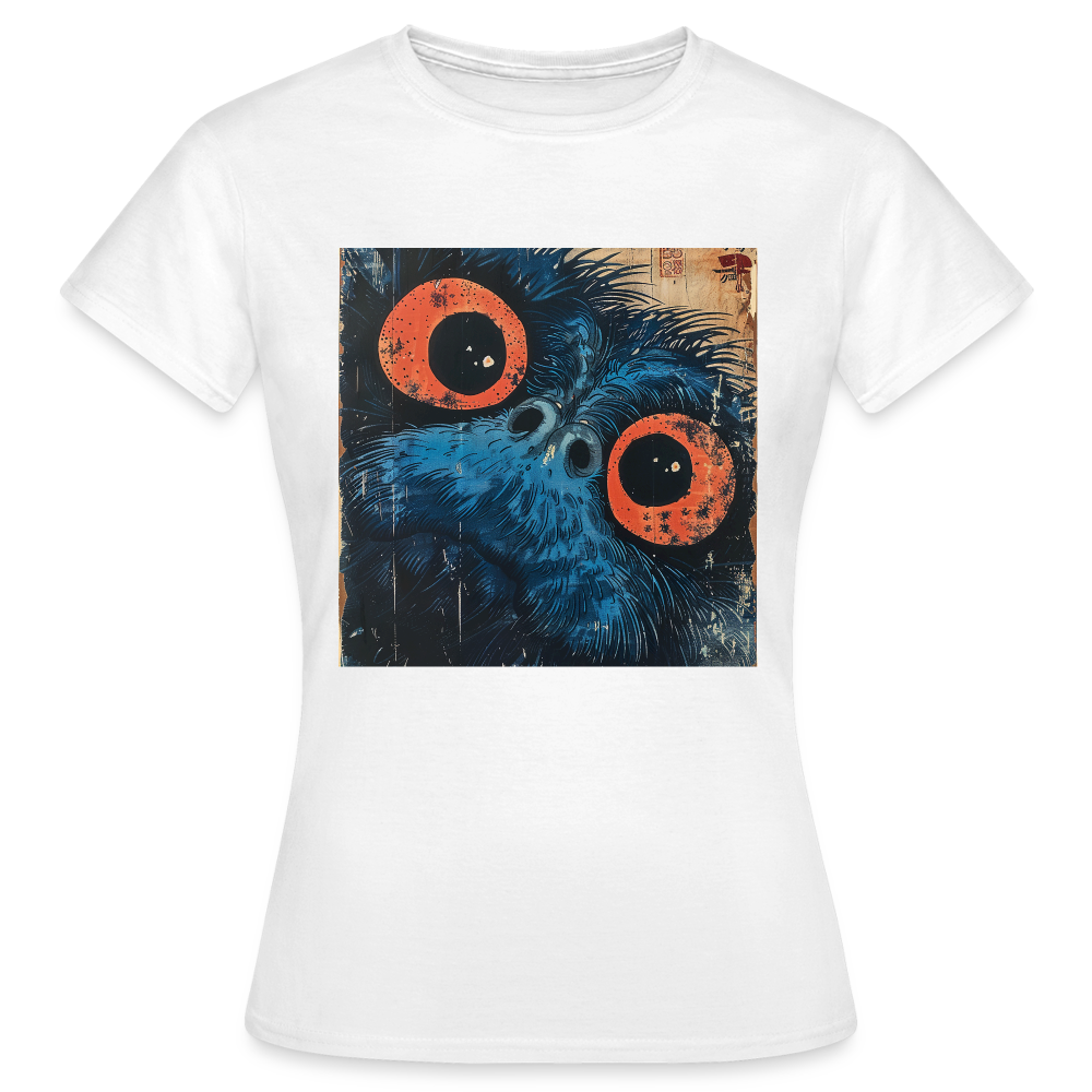 Den blå vännen, T-shirt dam - vit