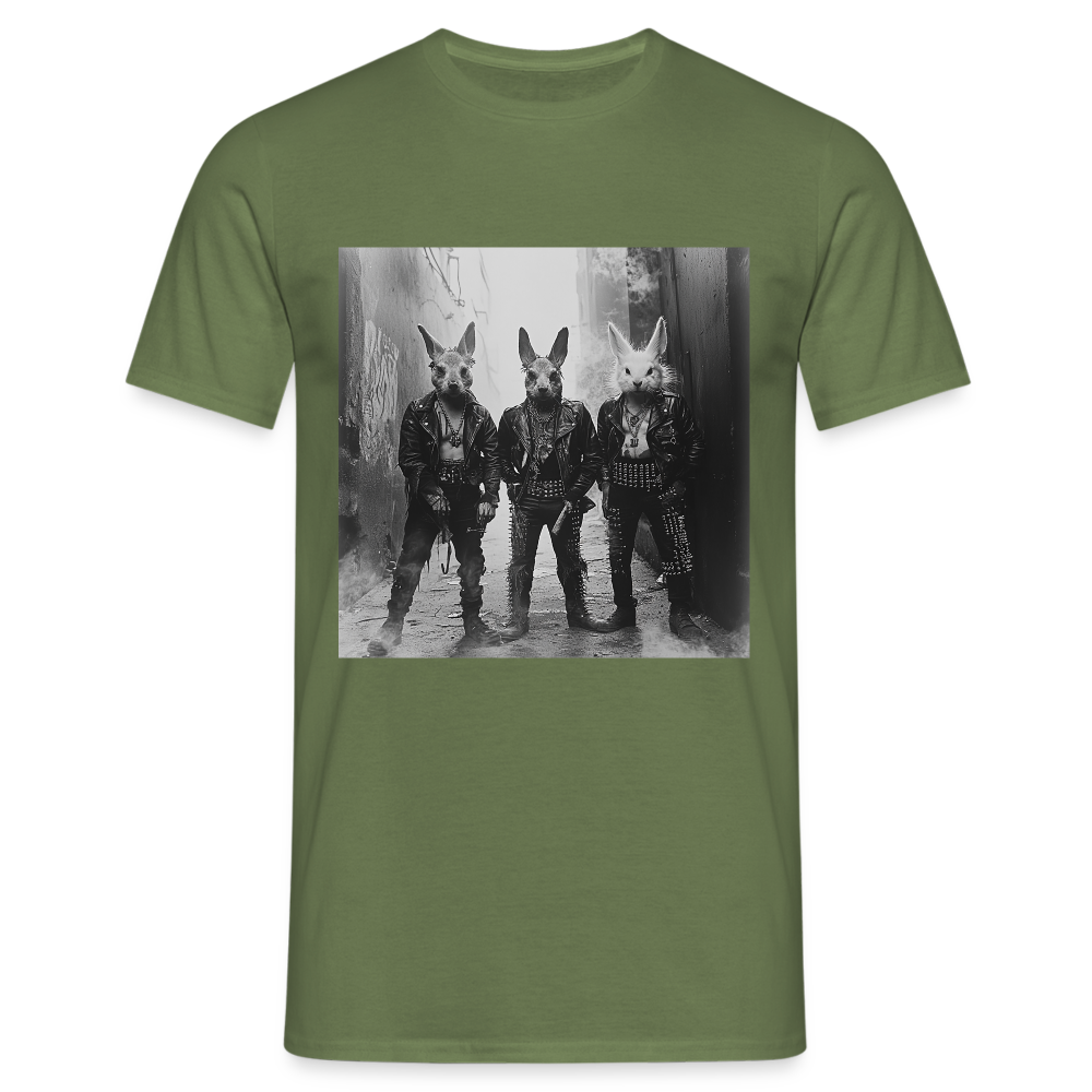 The Hare Raisers, T-shirt herr - Militärgrön
