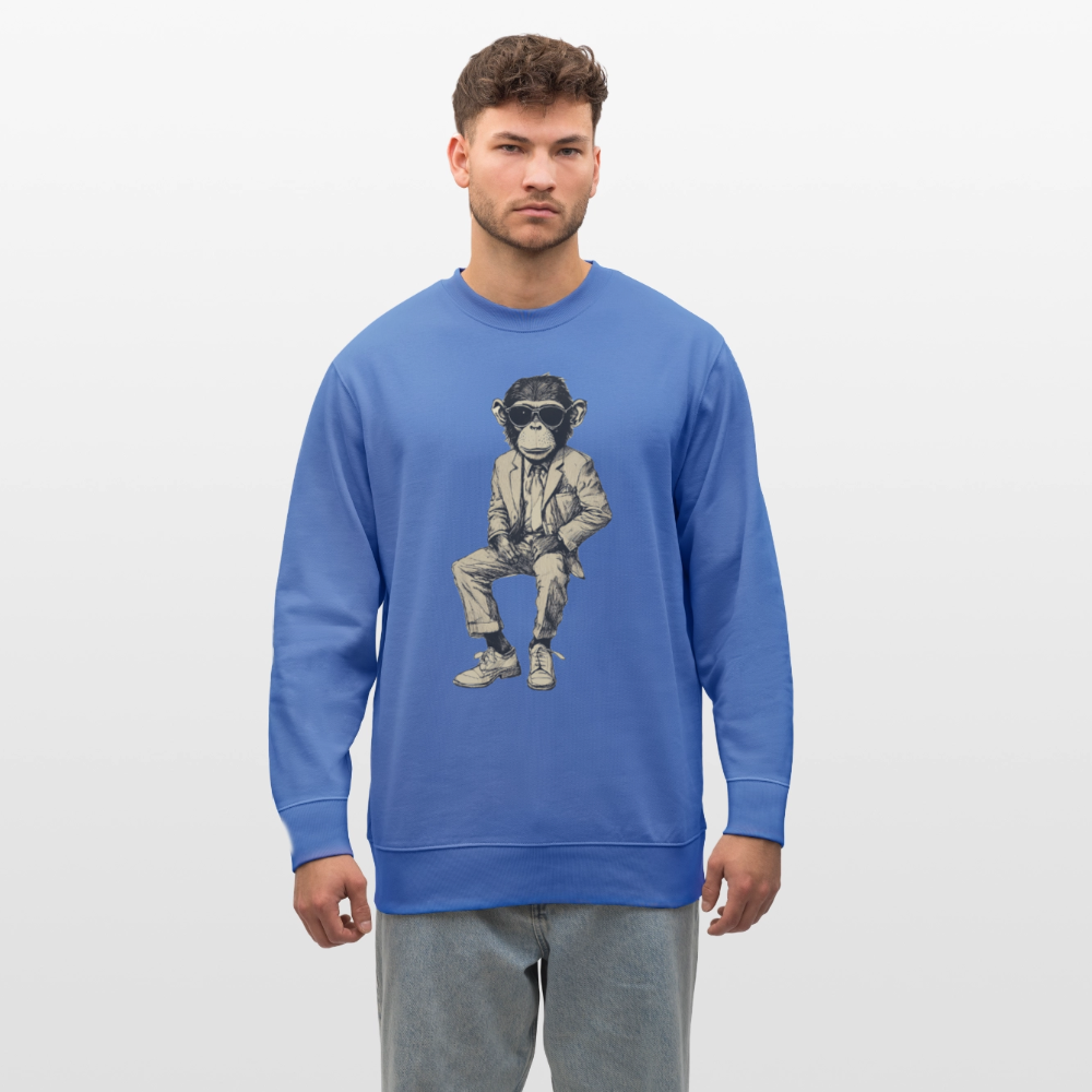 Mod Monkey, Ekologisk sweatshirt CHANGER unisex från Stanley/Stella - blå