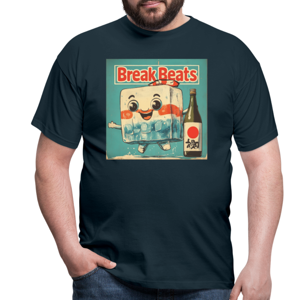 Nippon Break Beats, T-shirt herr - marinblå