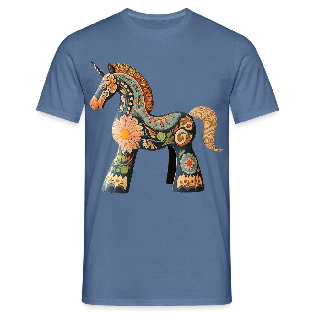 Färger av magi, T-shirt herr - duvblå