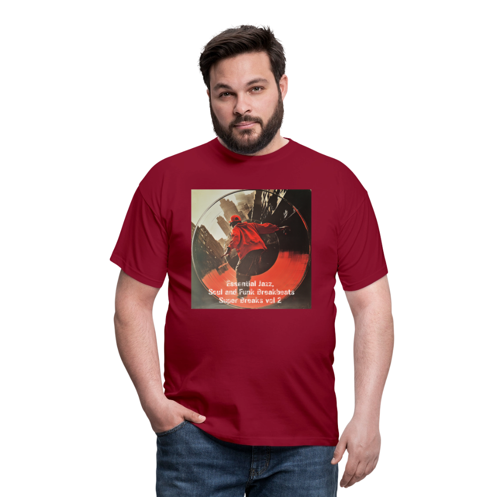 Super Breaks vol 2, T-shirt herr - tegelröd