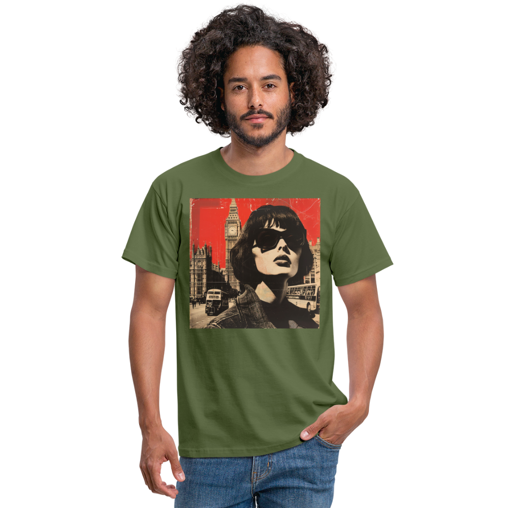 T-shirt herr - Militärgrön