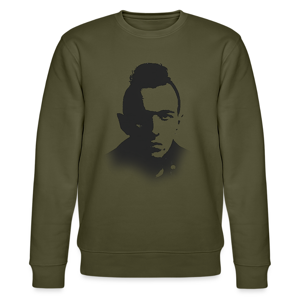Stencil of Rebellion, Ekologisk sweatshirt CHANGER unisex från Stanley/Stella - kaki