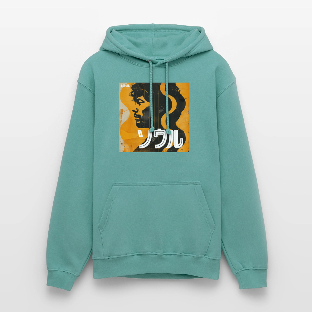 Nippon Grooves, Luvtröja unisex - pastellturkos
